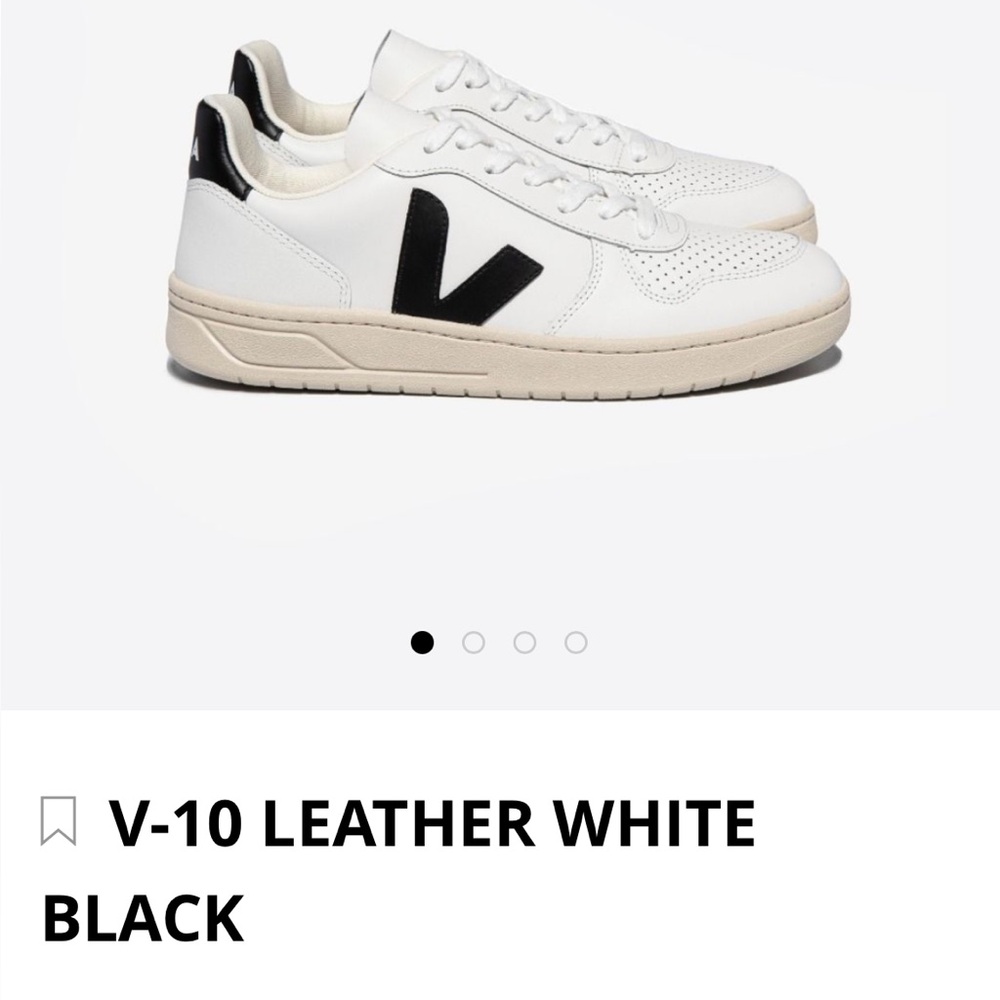 VEJA Women’s Sneakers Black and White Shoes